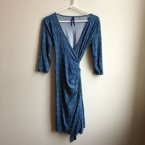 MATERNITY/NURSING WRAP DRESS | SERAPHINE